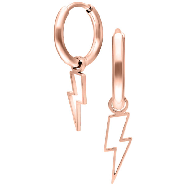 Mini Flash Hoops - Oro Rosa