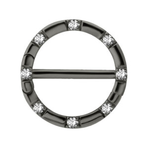 Clicker de pezón con ajuste de punta enjoyada