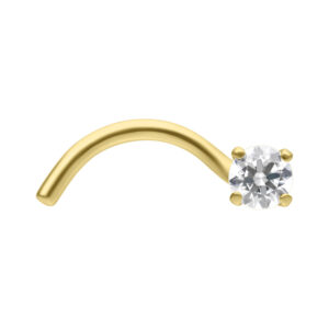 18K Marquise Premium Zirconia Nosestud