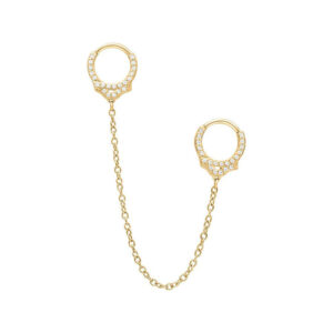 Esposas Glitter Cuffs Long - Oro