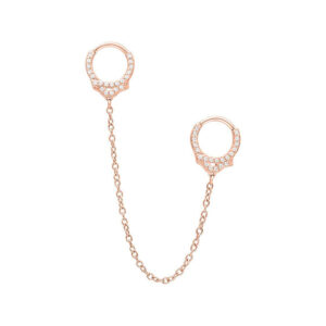 Esposas Glitter Cuffs Long - Oro Rosa