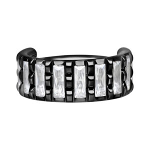 Baguette Crystal Clicker - Negro