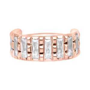 Baguette Crystal Clicker - Oro Rosa