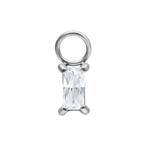 Colgante Crystal Baguette