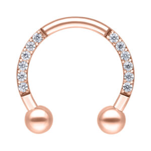 Crystal Circular Barbell