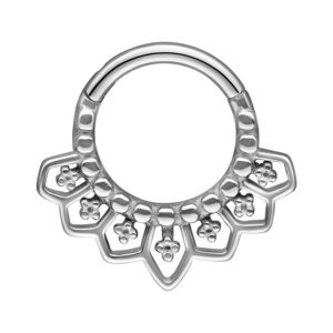 Cathedral Septum Clicker - Plata