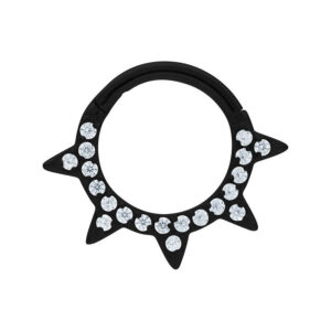Clicker Sparkle Spikes - Negro