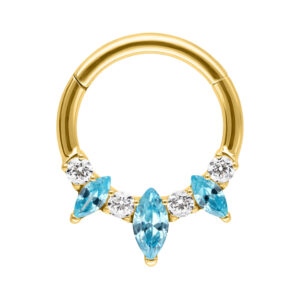 Septum Clicker Marquise Hinged