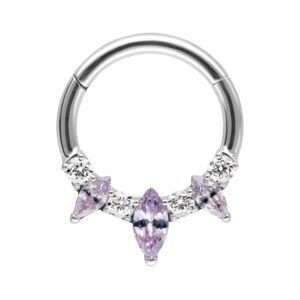 Septum Clicker Marquise Hinged