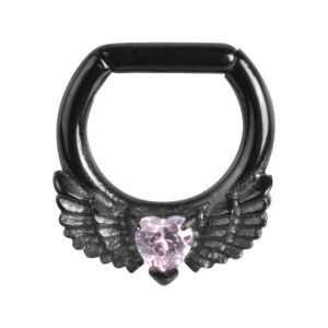 Clicker de Corazón con alas