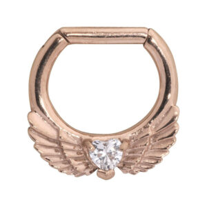 Clicker de Corazón con alas