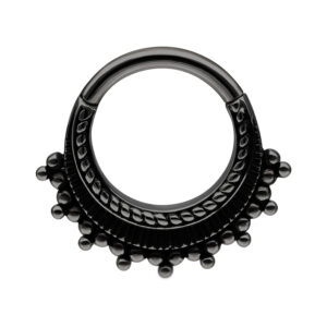 Clicker Étnico con Cierre - Negro