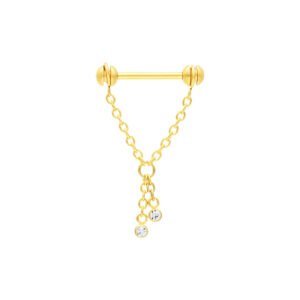 Doble Cadena Giratoria De Cristal Doble