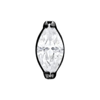 Push Fit Accesorio de Cristal Ovalado
