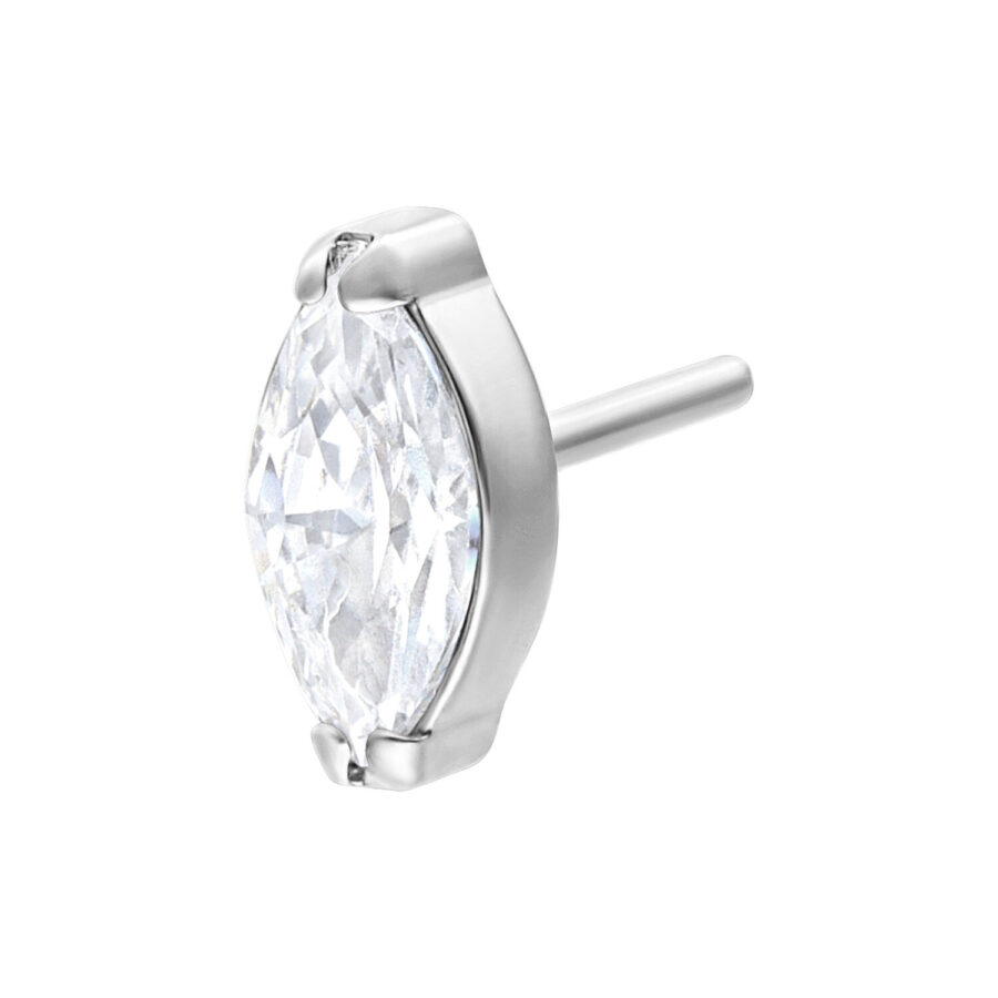 Push Fit Accesorio de Cristal Ovalado