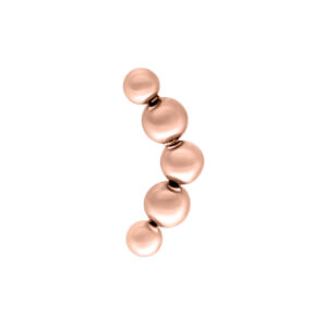 Accesorio Push Fit Curved Bubble - Oro Rosa