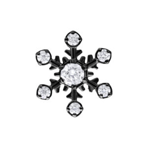 Accesorio Push Fit Snowflake - Negro