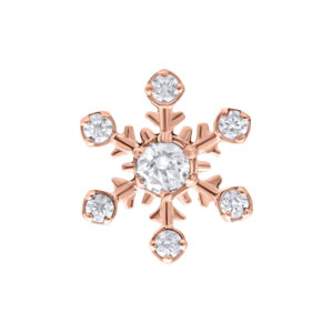 Accesorio Push Fit Snowflake - Oro Rosa