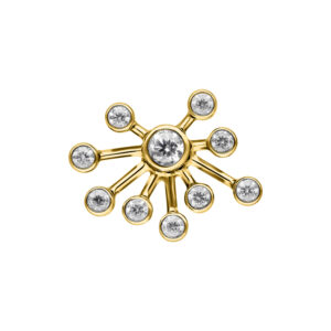 Accesorio Push Fit Winter Frozen Sparkle - Oro