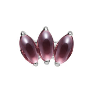 Push Fit Natural Gemstone Lotus Attachment