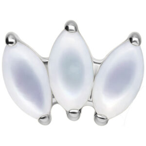 Push Fit Natural Gemstone Lotus Attachment