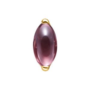 Push Fit Natural Oval Gemstone Attachment