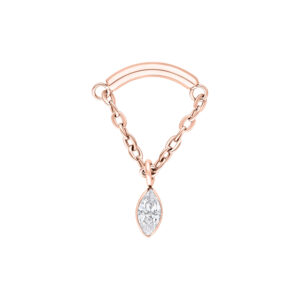 Accesorio Push Fit Crystal Triangle Hidden Helix