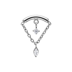 Accesorio Double Jewelled Hidden Helix Push Fit