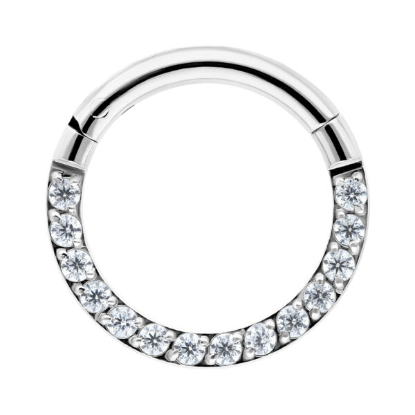 Clicker con Cristal Engastado en Pavé