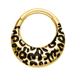 Chunky Leopard Septum Clicker