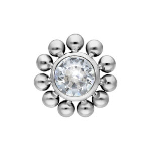 Accesorio Titan Crystal Flower for Internally Threaded