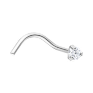Curved Jewelled Nosestud