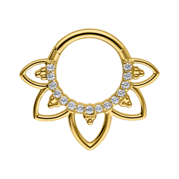Clicker Oriental Cristal Septum - Oro