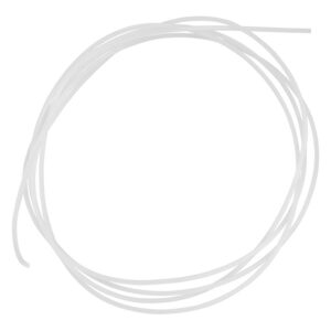 Alambre de joyería PTFE claro de 1,2 mm sobre fondo blanco