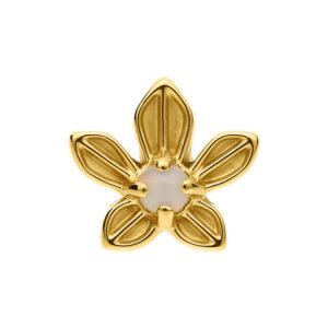 Push Fit Jasmin Blossom With Synthetic Opal Attachment