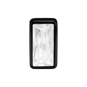 Push Fit Baguette Crystal Attachment - Negro