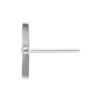 Libélula de Oro Blanco Push Fit Vista lateral de un accesorio de libélula de oro blanco Push Fit sobre fondo blanco