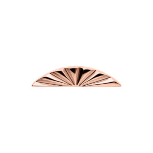 Push Fit Riffled Half Oval Attachment - Oro Rosa