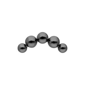 Accesorio Push Fit Curved Bubble - Negro